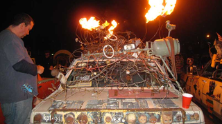 Fireballs, Accordions, And Art Cars At Oakland's Boiler Bar